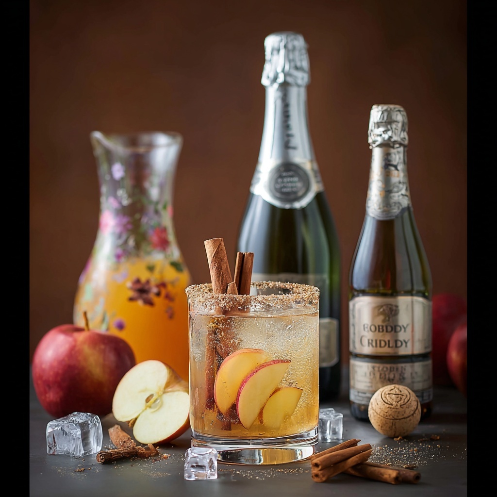 Sparkling Apple Pie on the Rocks Recipe - Recipe Image