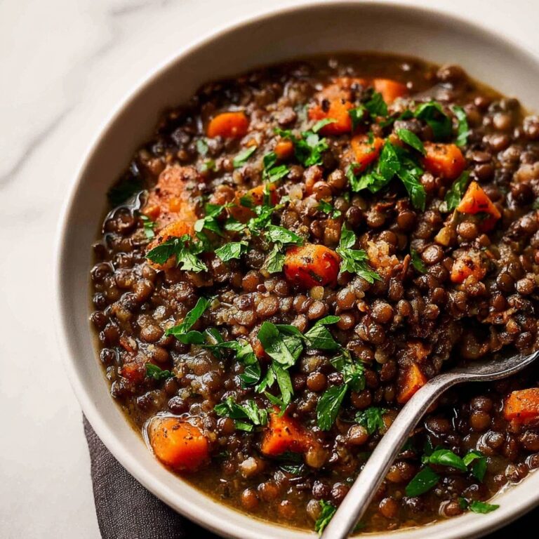 Lentil Ragout – French Puy Lentil Side Dish Recipe