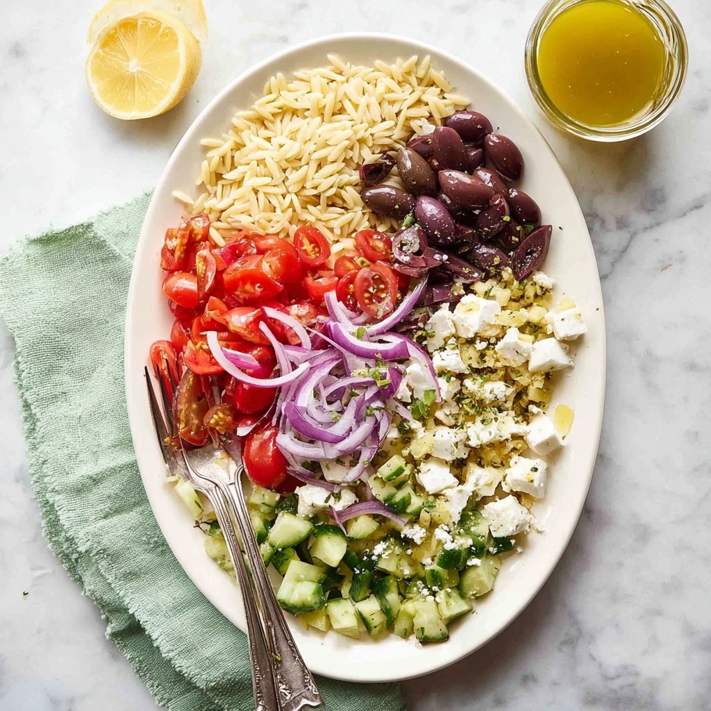 Greek Lemon Orzo Salad Recipe - Recipe Image