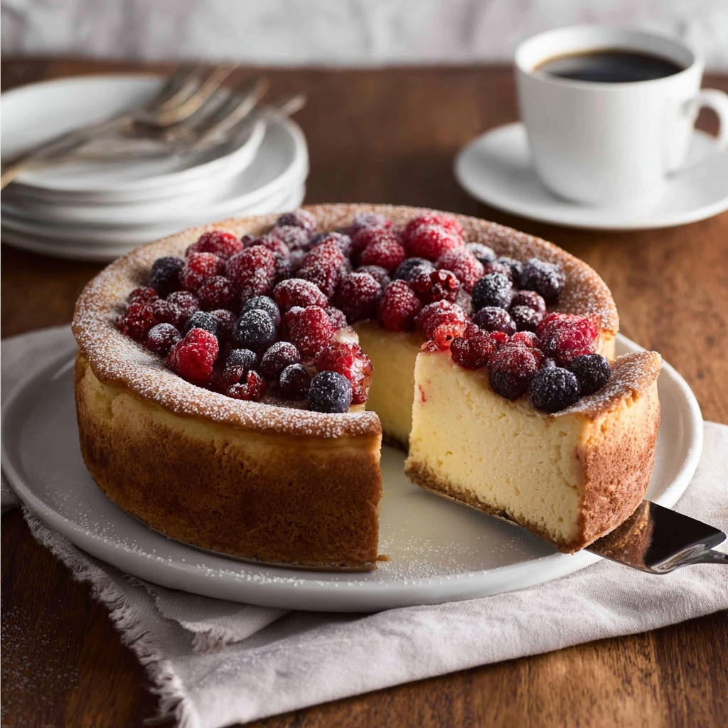 Classic Baked Cheesecake Recipe - Recipe Image