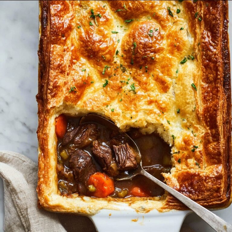 Epic Chunky Beef and Mushroom Pie Recipe