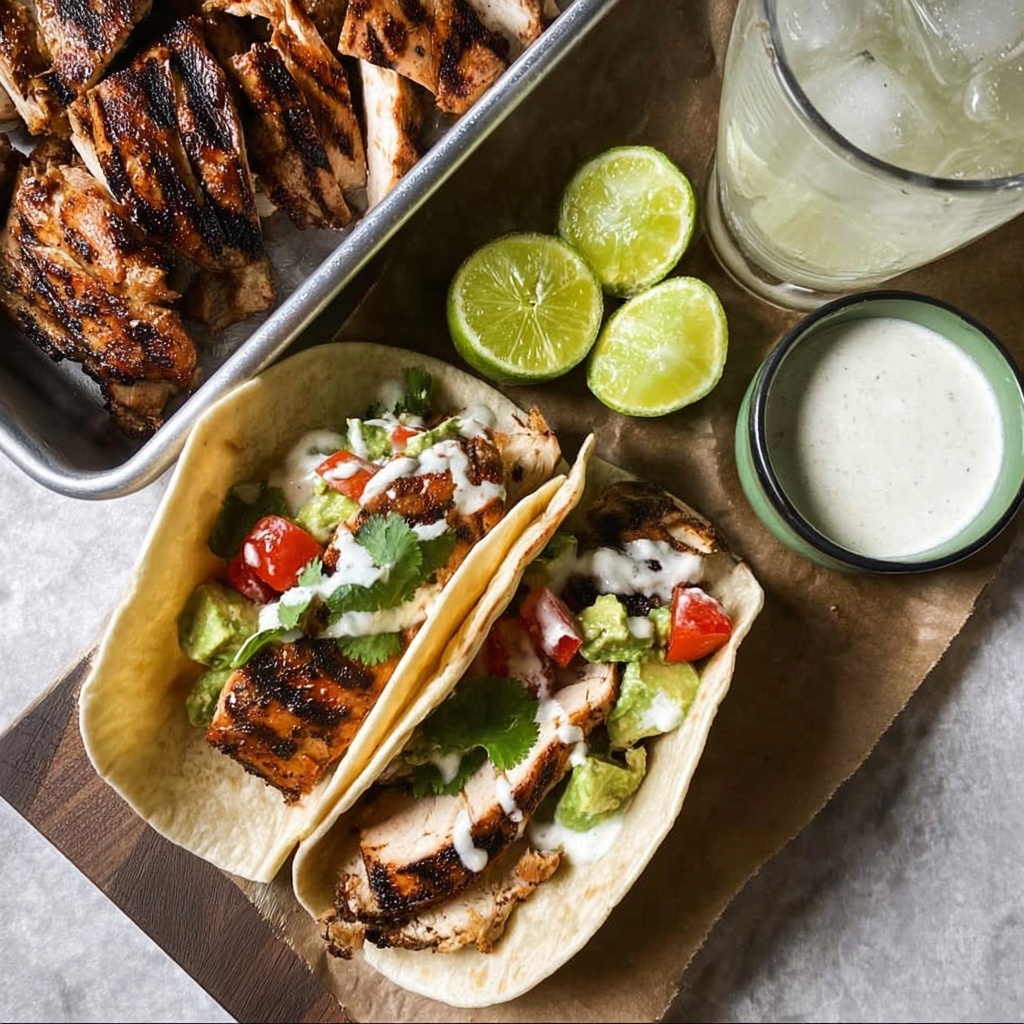 Mexican Grilled Chicken Tacos Recipe - Recipe Image