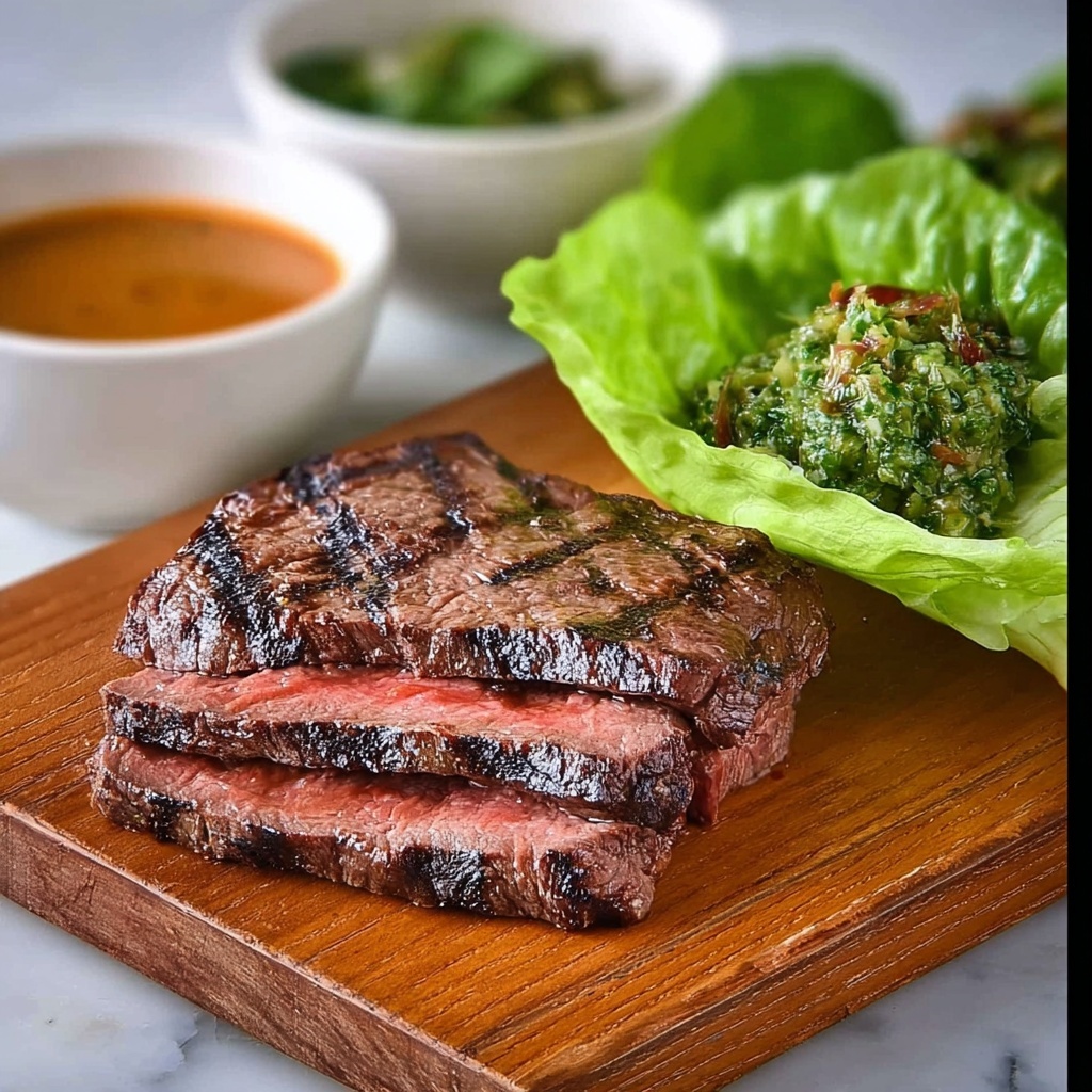 Momofuku Marinated Beef Skirt Steak Ssam Recipe - Recipe Image