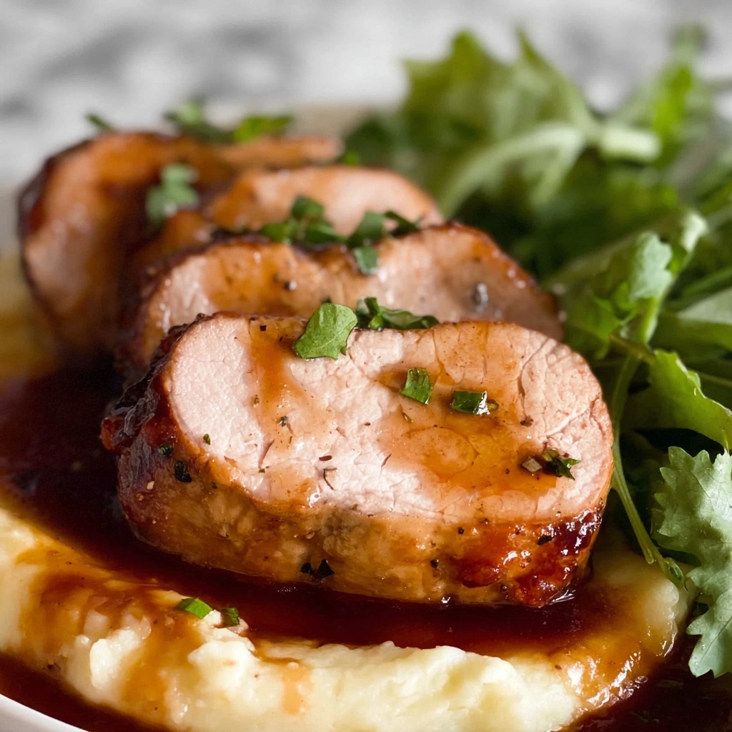 Pork Tenderloin with Honey Garlic Sauce Recipe - Recipe Image