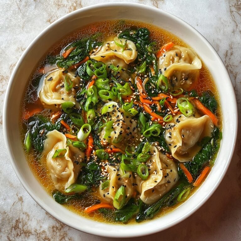 Steaming Hot Asian Potsticker Soup Recipe