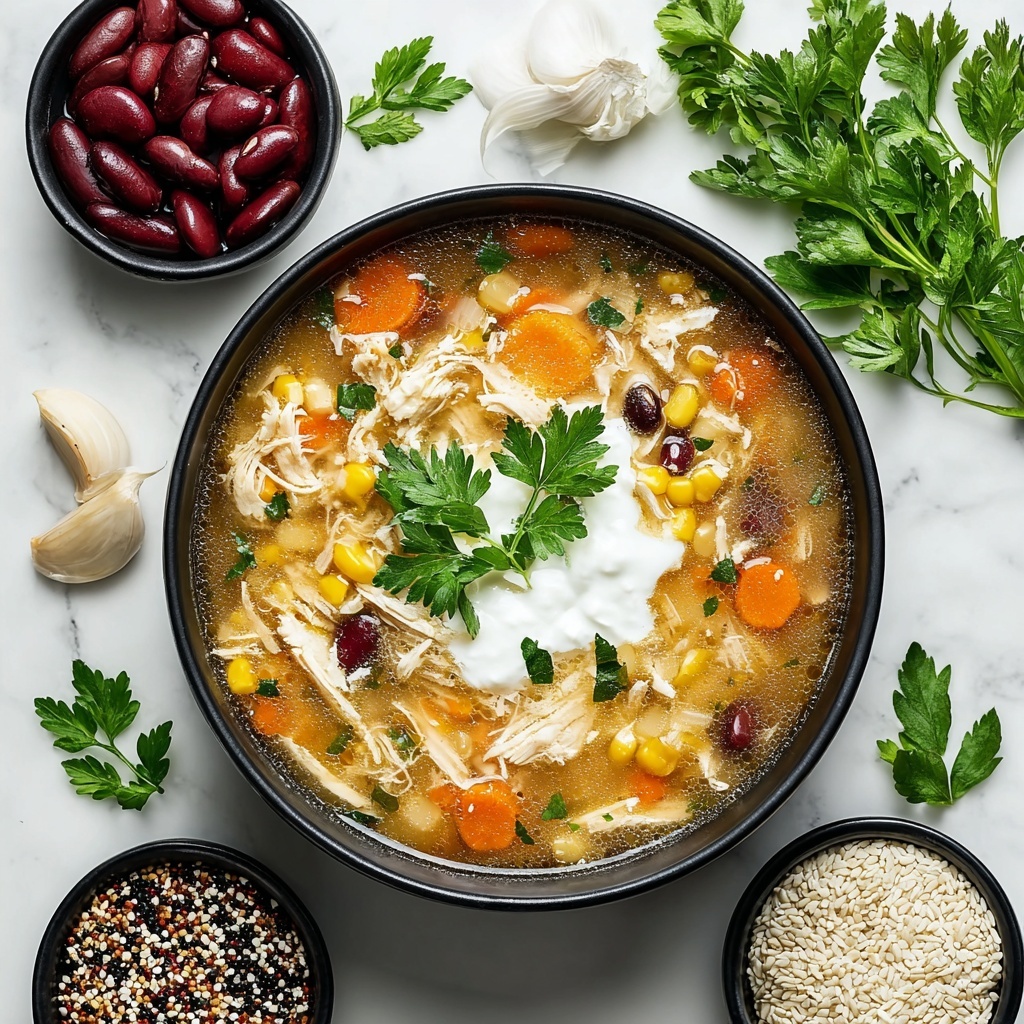 Crockpot Healthy White Chicken Chili Recipe - Recipe Image