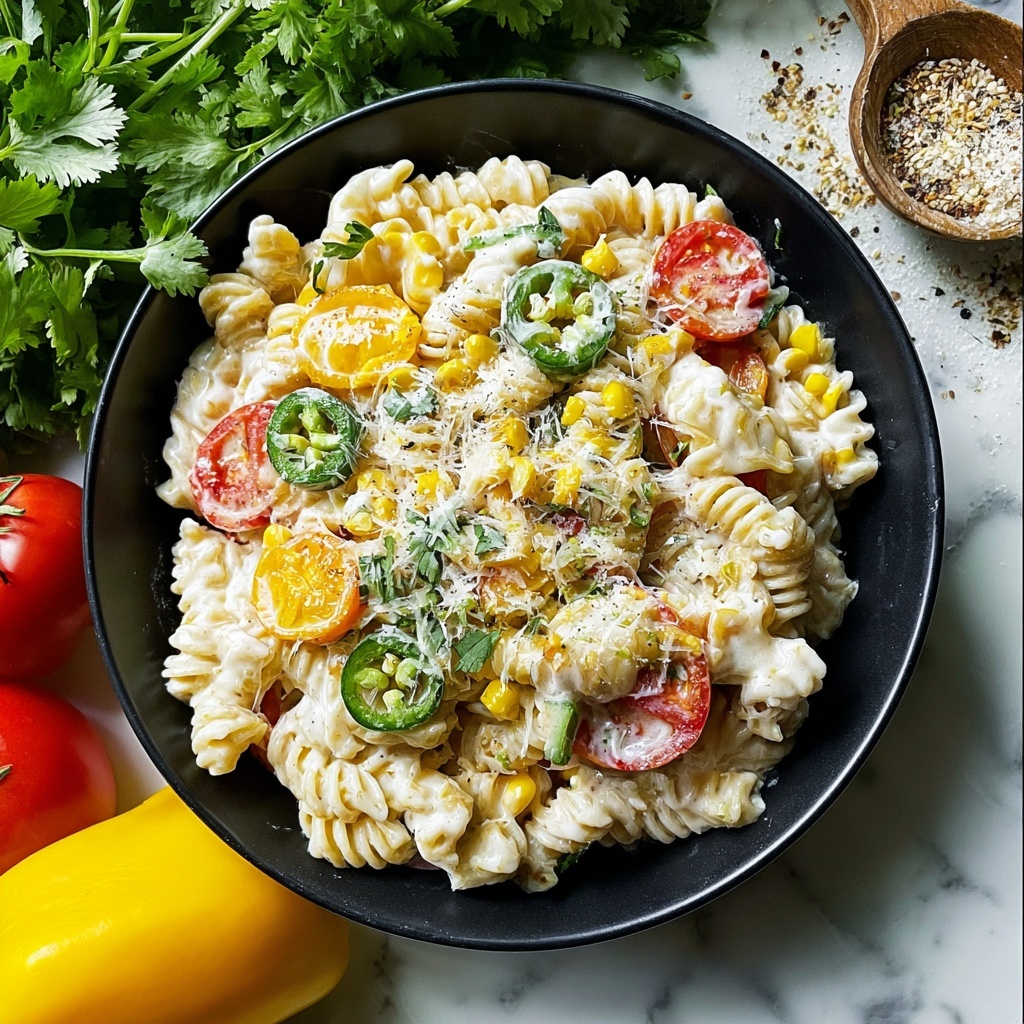 Elote Pasta Salad Recipe - Recipe Image