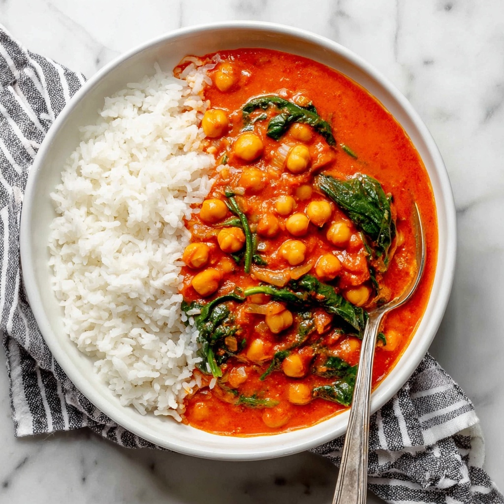 Chickpea Spinach Curry Recipe - Recipe Image
