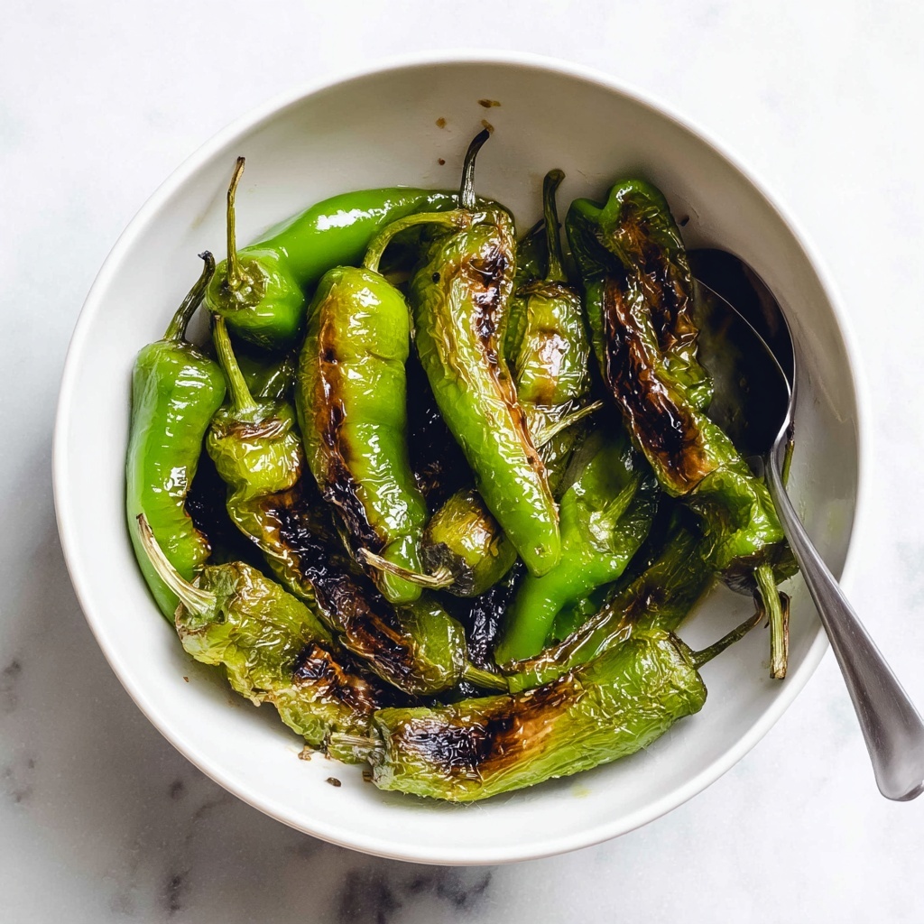 Blistered Shishito Peppers with Sea Salt, Soy Sauce, and Togarashi Recipe - Recipe Image
