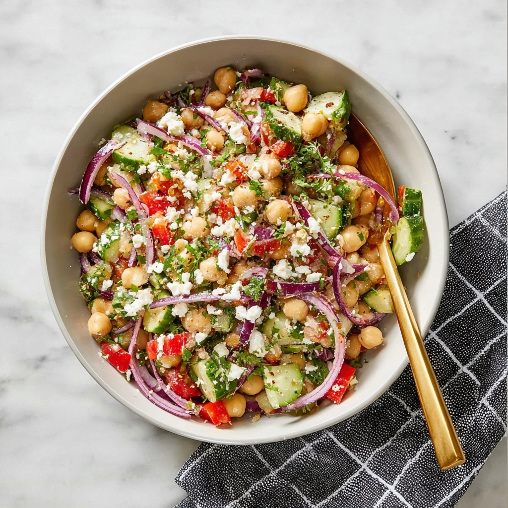 Mediterranean Chickpea Salad Recipe - Recipe Image