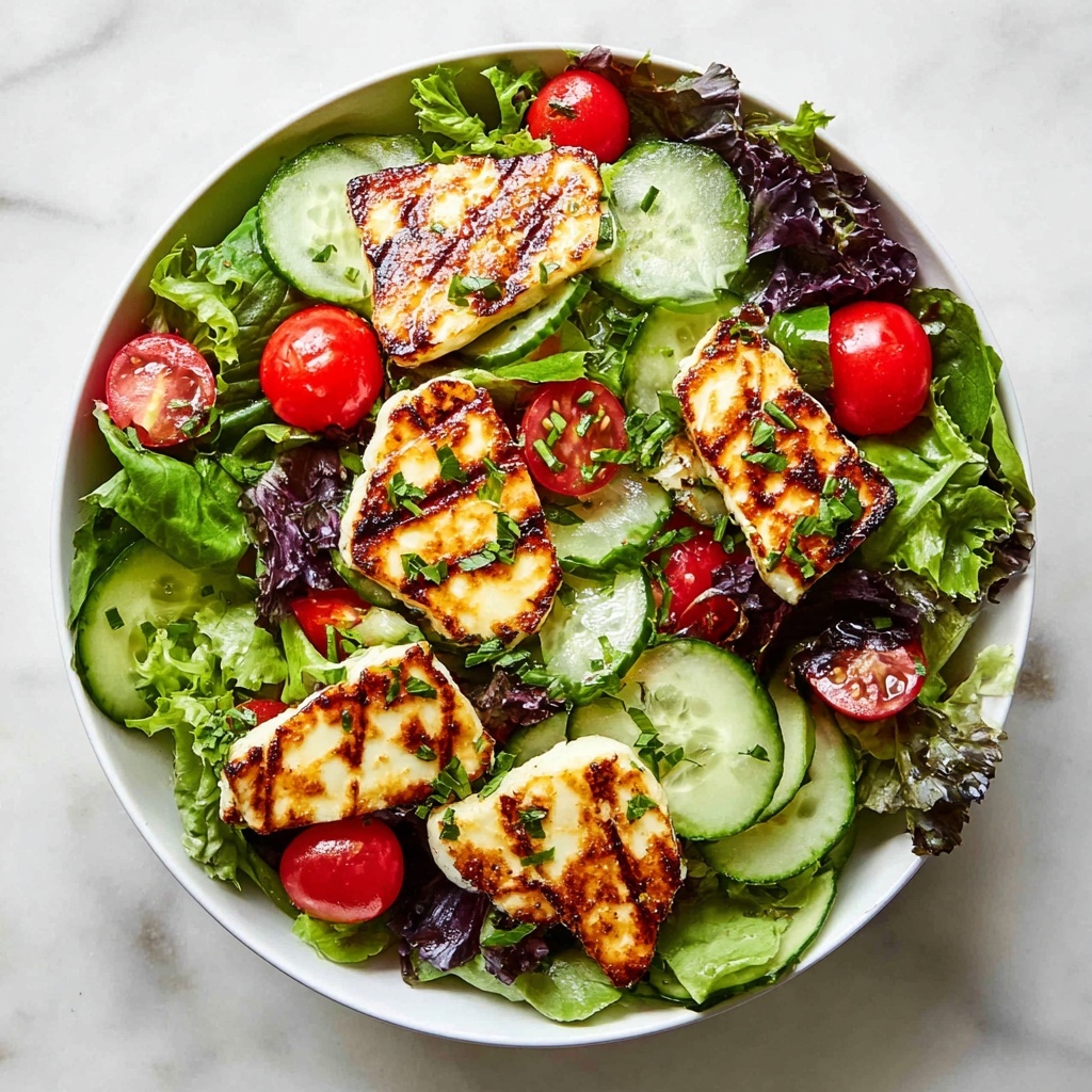 Grilled Halloumi Salad Recipe - Recipe Image