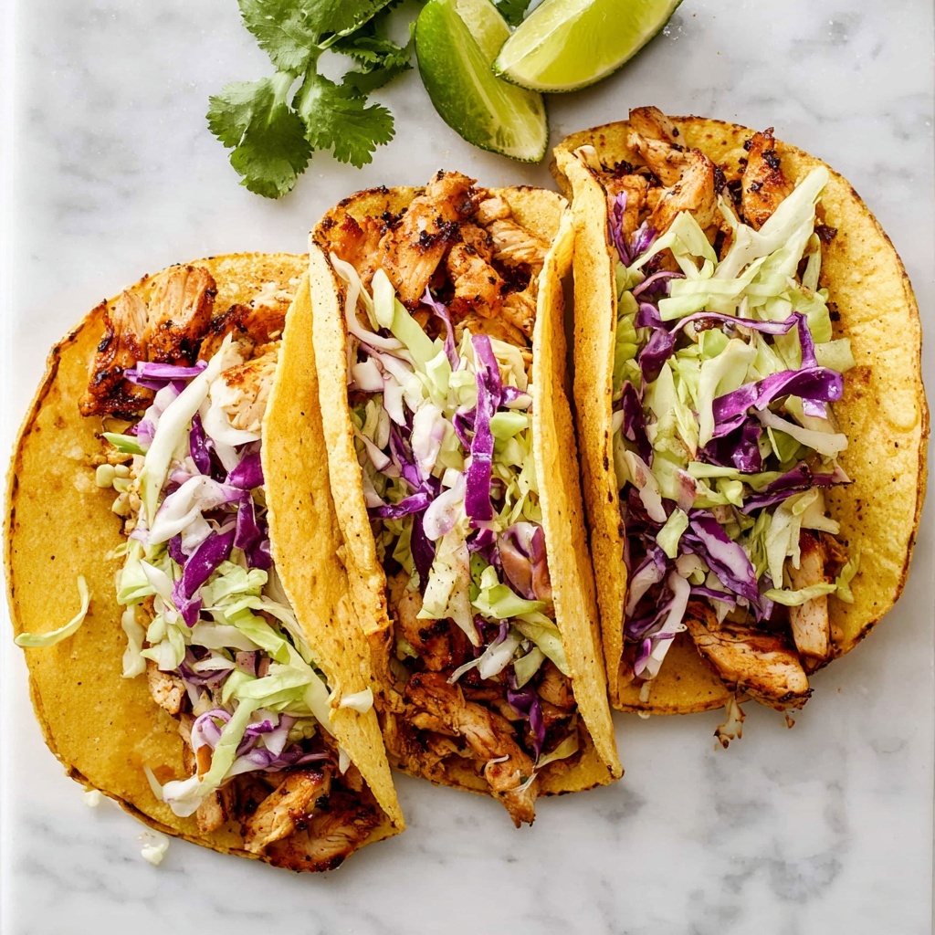 Blackened Tilapia Tacos with Cabbage Slaw Recipe - Recipe Image