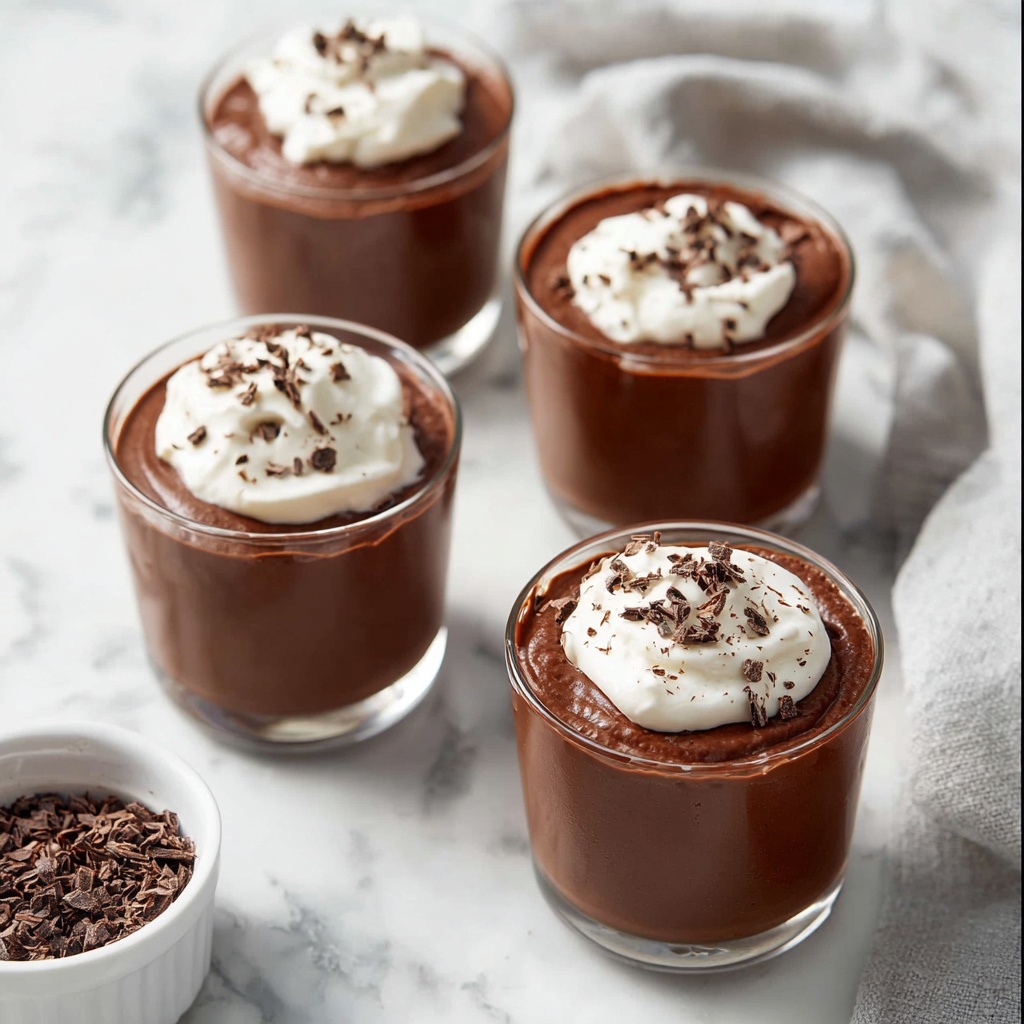Creamy Homemade Chocolate Pudding Recipe - Recipe Image