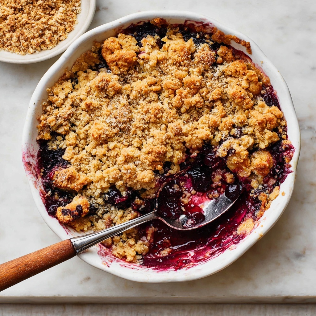 Blueberry Crisp Recipe - Recipe Image
