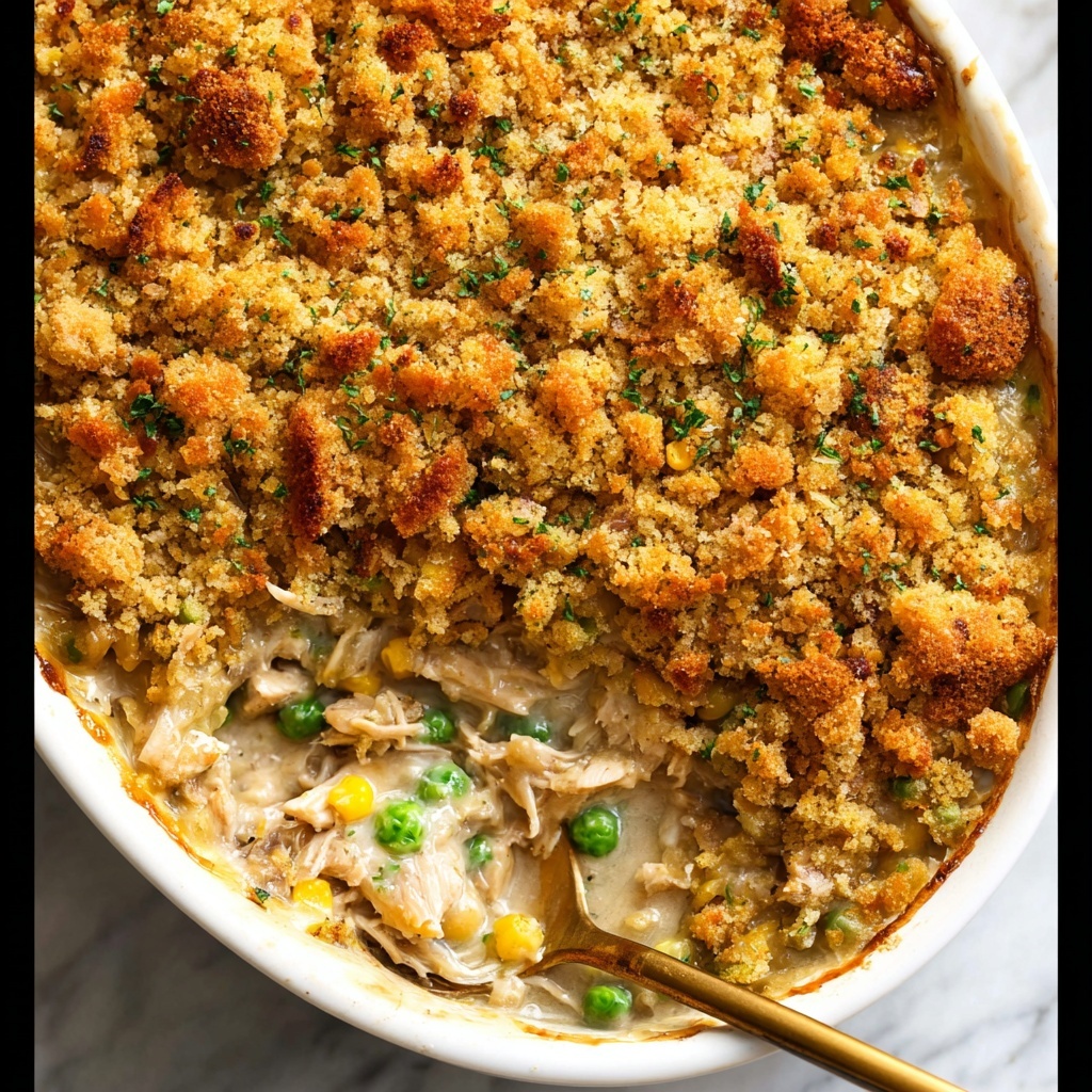 Chicken Stuffing Casserole Recipe - Recipe Image