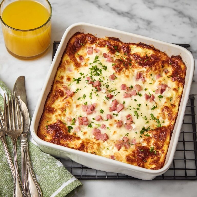 Ham and Cheese Breakfast Casserole Recipe