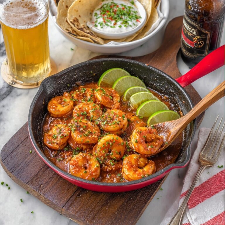 Skillet Chipotle Shrimp with Corn Tortillas and Fresh Toppings Recipe