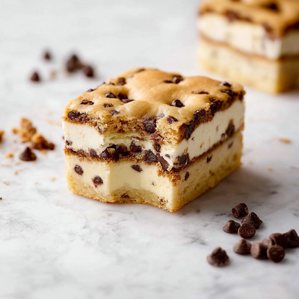 Chocolate Chip Cheesecake Bars Recipe - Recipe Image