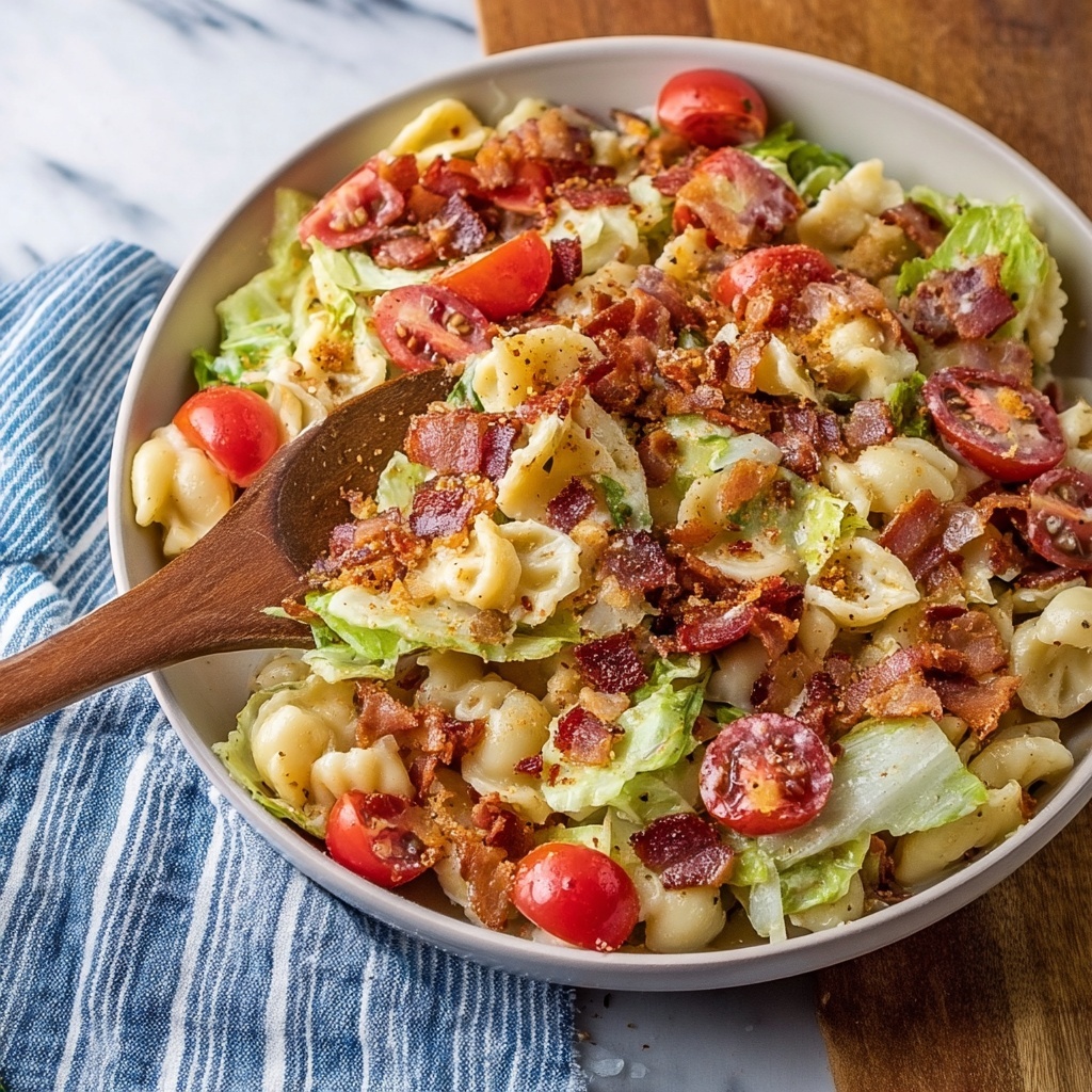 BLT Pasta Salad Recipe - Recipe Image