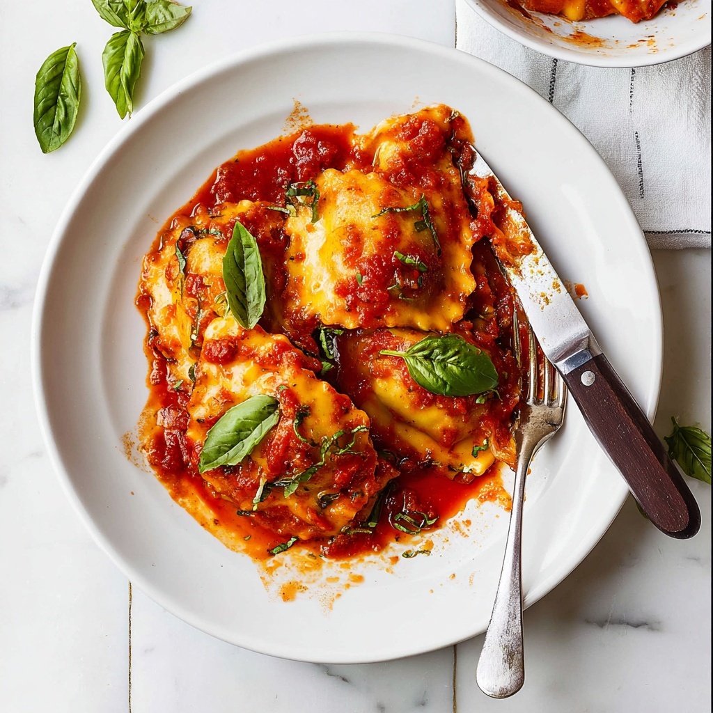 Zucchini Ravioli with Sausage and Basil Recipe - Recipe Image