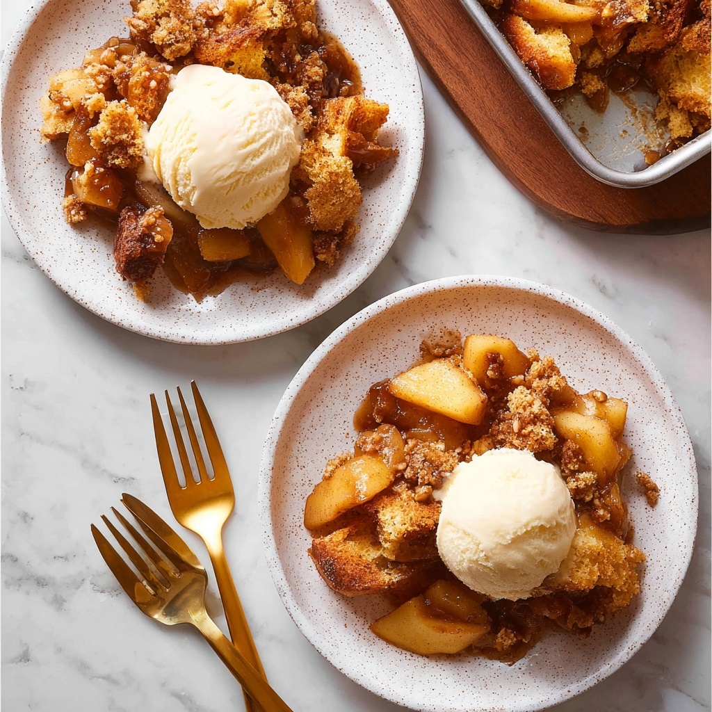 Caramel Apple Pie Bread Pudding Recipe - Recipe Image