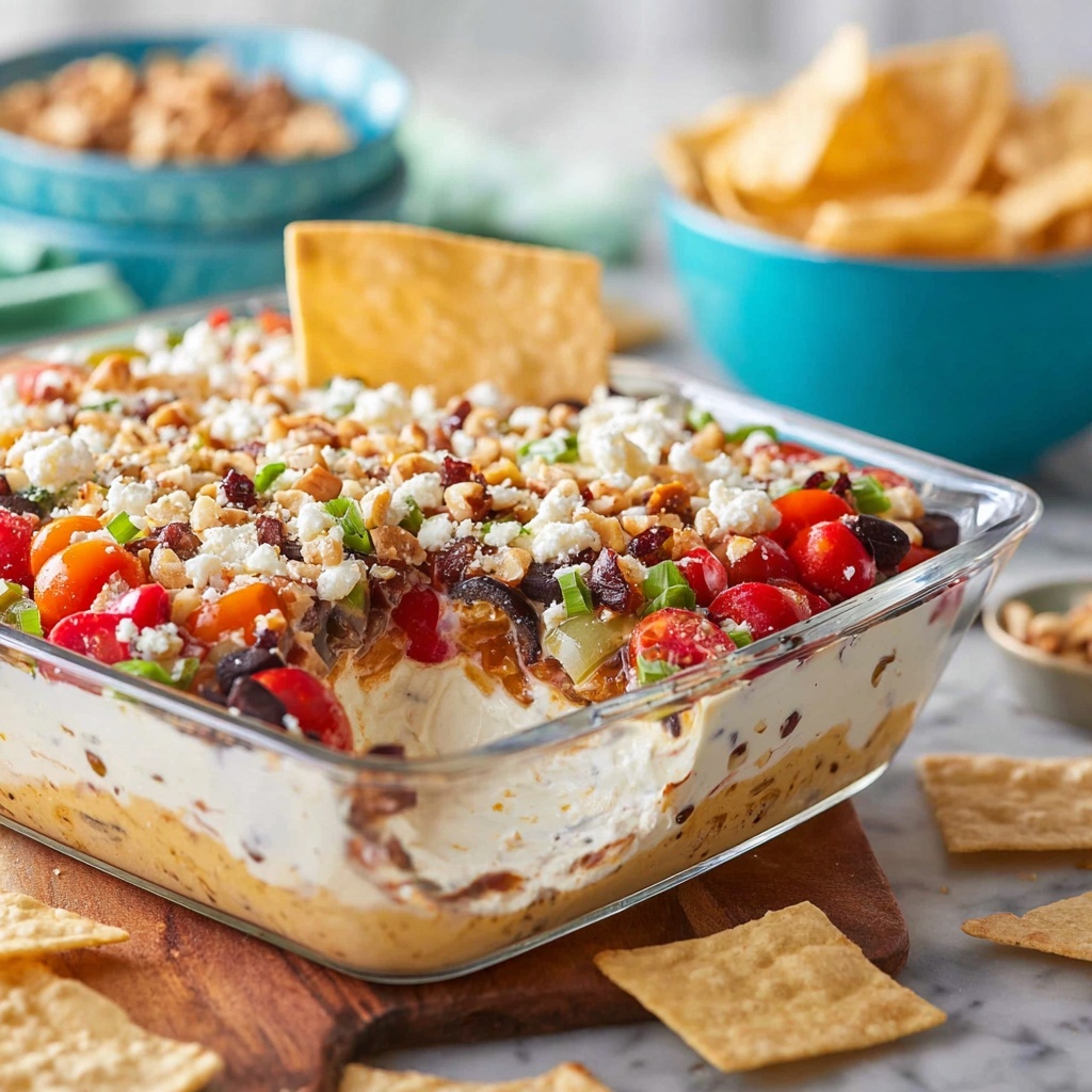 7 Layer Greek Dip Recipe - Recipe Image