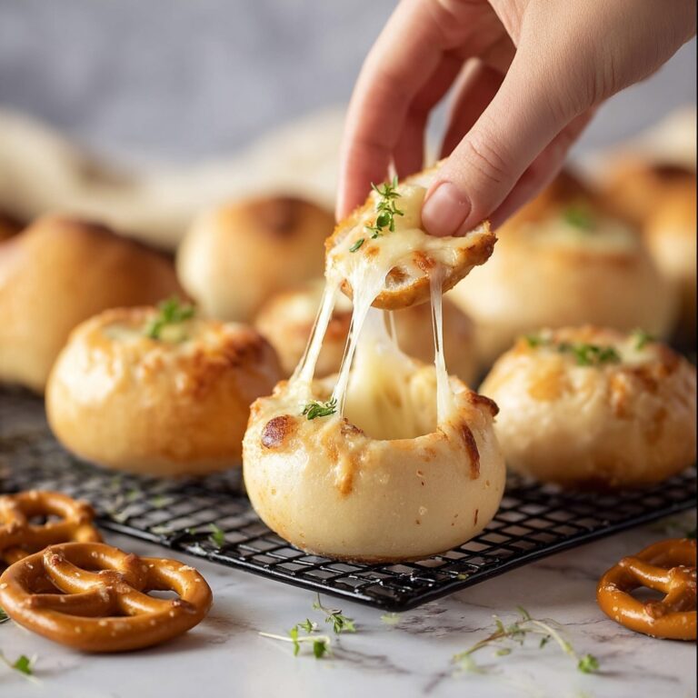Mini French Onion Dip Bread Bowls Recipe