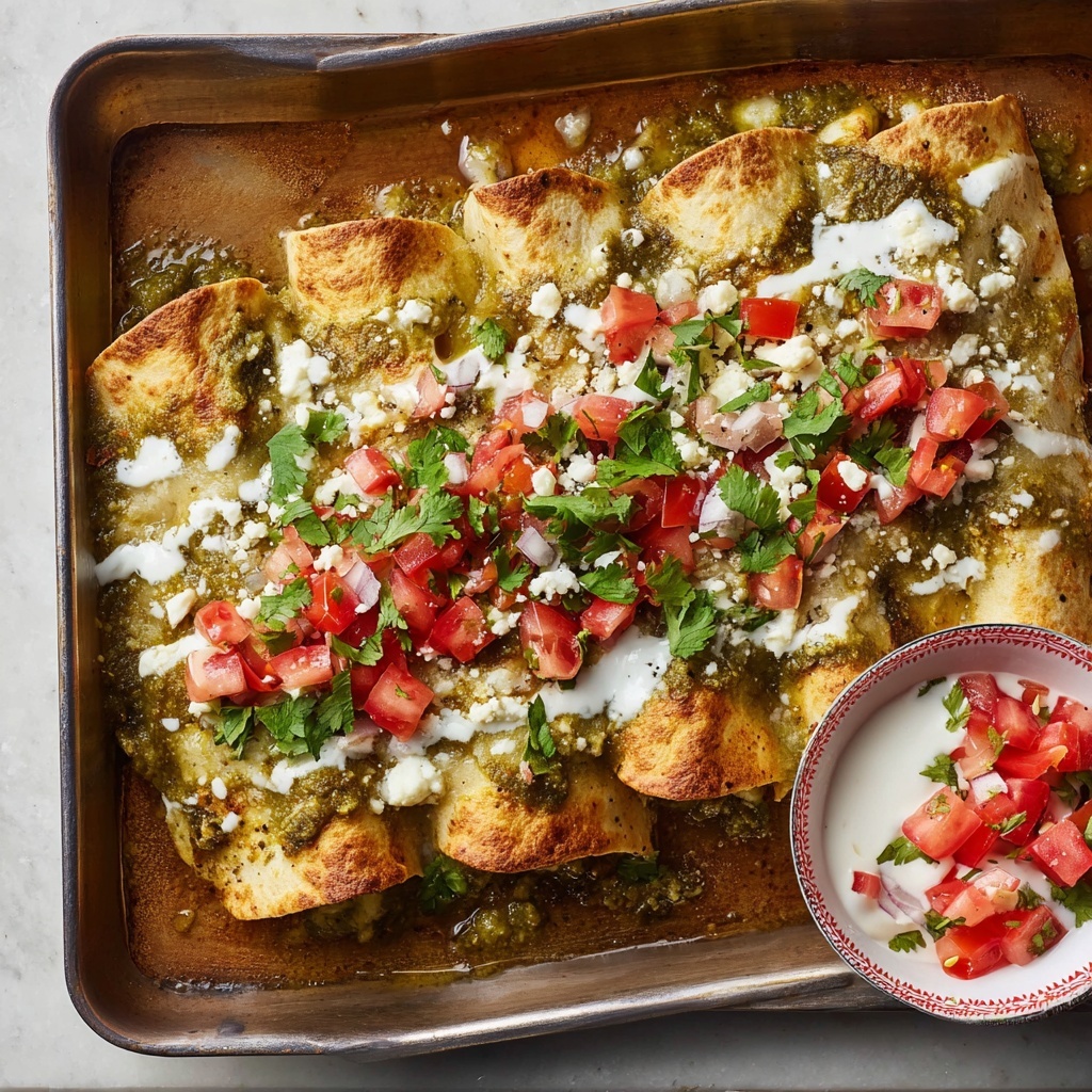 Green Chicken Enchiladas Recipe - Recipe Image