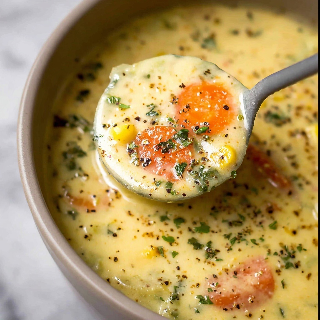 Magic Healthy Low-Calorie Creamy Vegetable Soup Recipe - Recipe Image