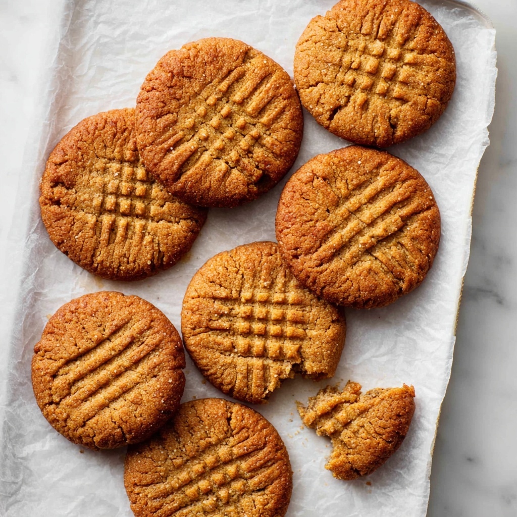 World's Best Easy Peanut Butter Cookies Recipe - Recipe Image