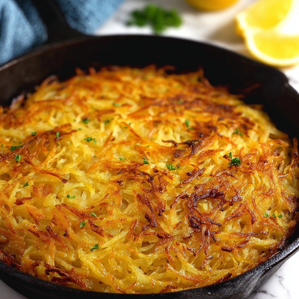 Crispy Potato Rosti Recipe - Recipe Image