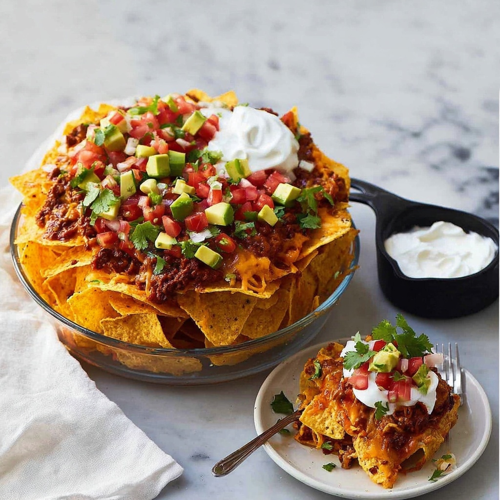 Nachos Pie Recipe - Recipe Image