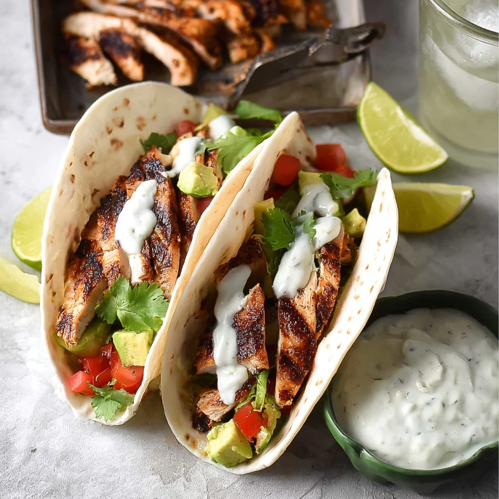 Mexican Grilled Chicken Tacos Recipe - Recipe Image