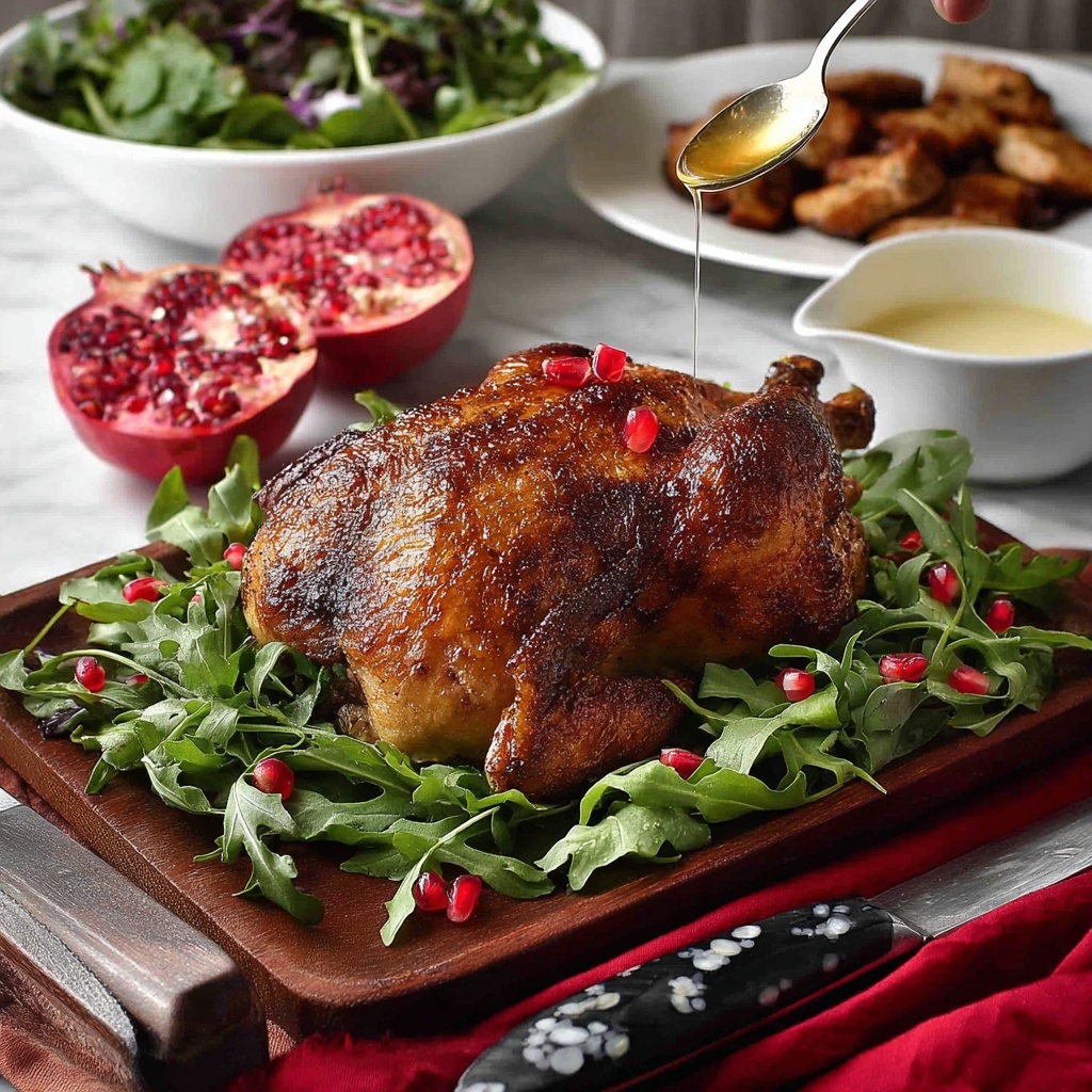 Festive Christmas Roast Duck with Apple Cider Drizzle Recipe - Recipe Image