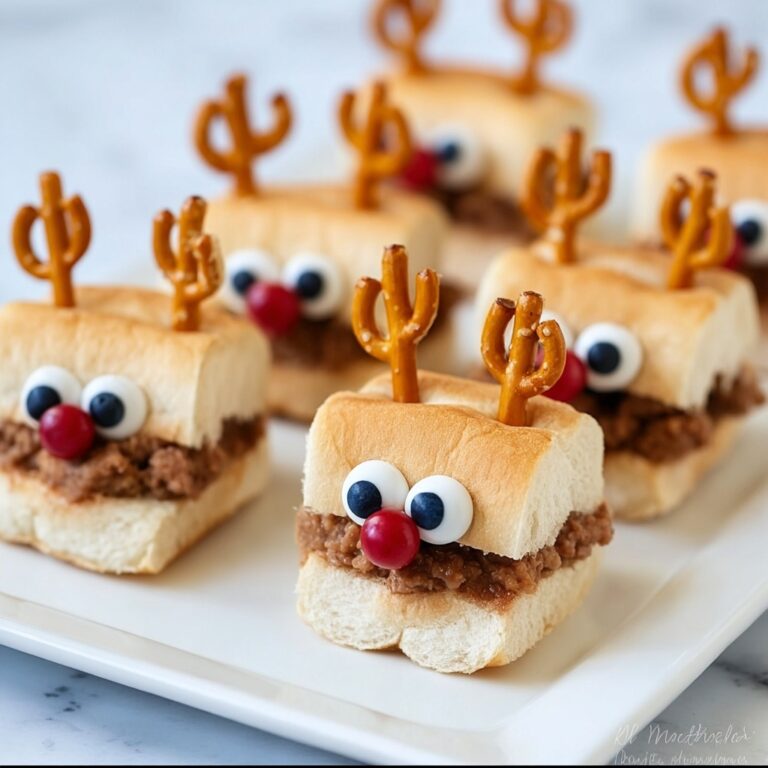 Reindeer Sloppy Joe Sliders Recipe