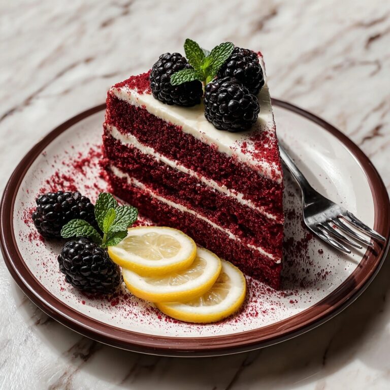Blackberry Velvet Gothic Cake Recipe
