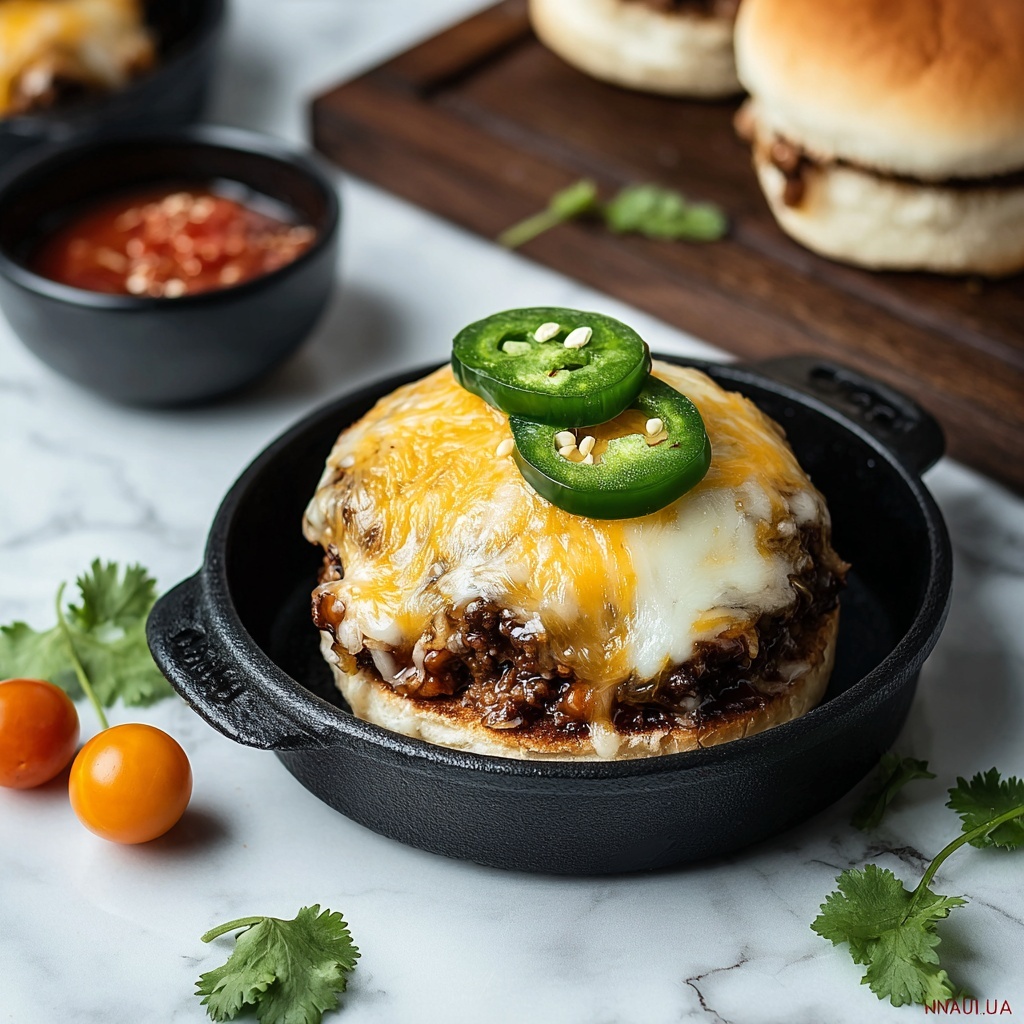 Spicy Jalapeño-Onion Smash Burgers Recipe - Recipe Image
