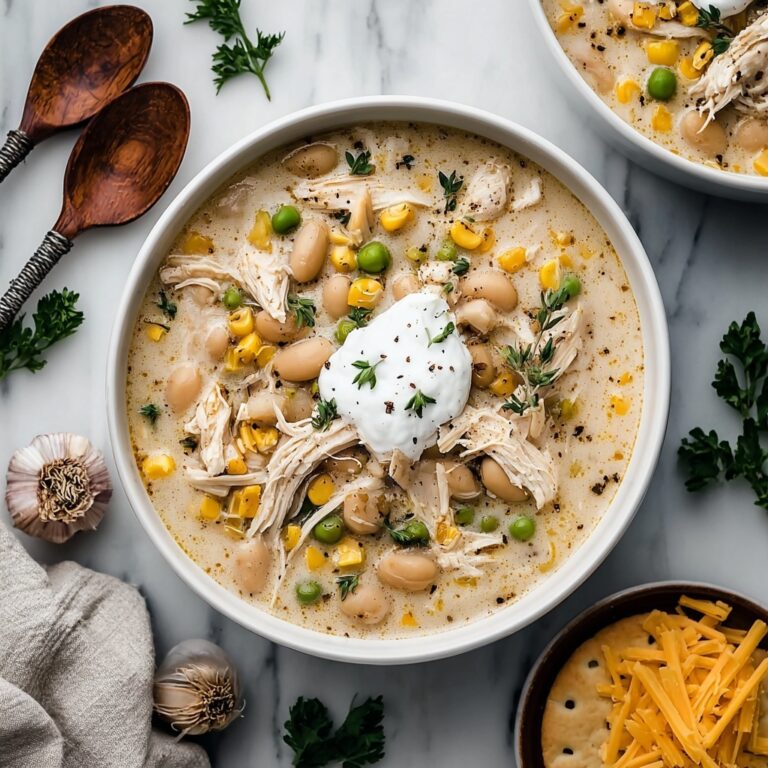 Crockpot White Chicken Chili with Cream Cheese Recipe