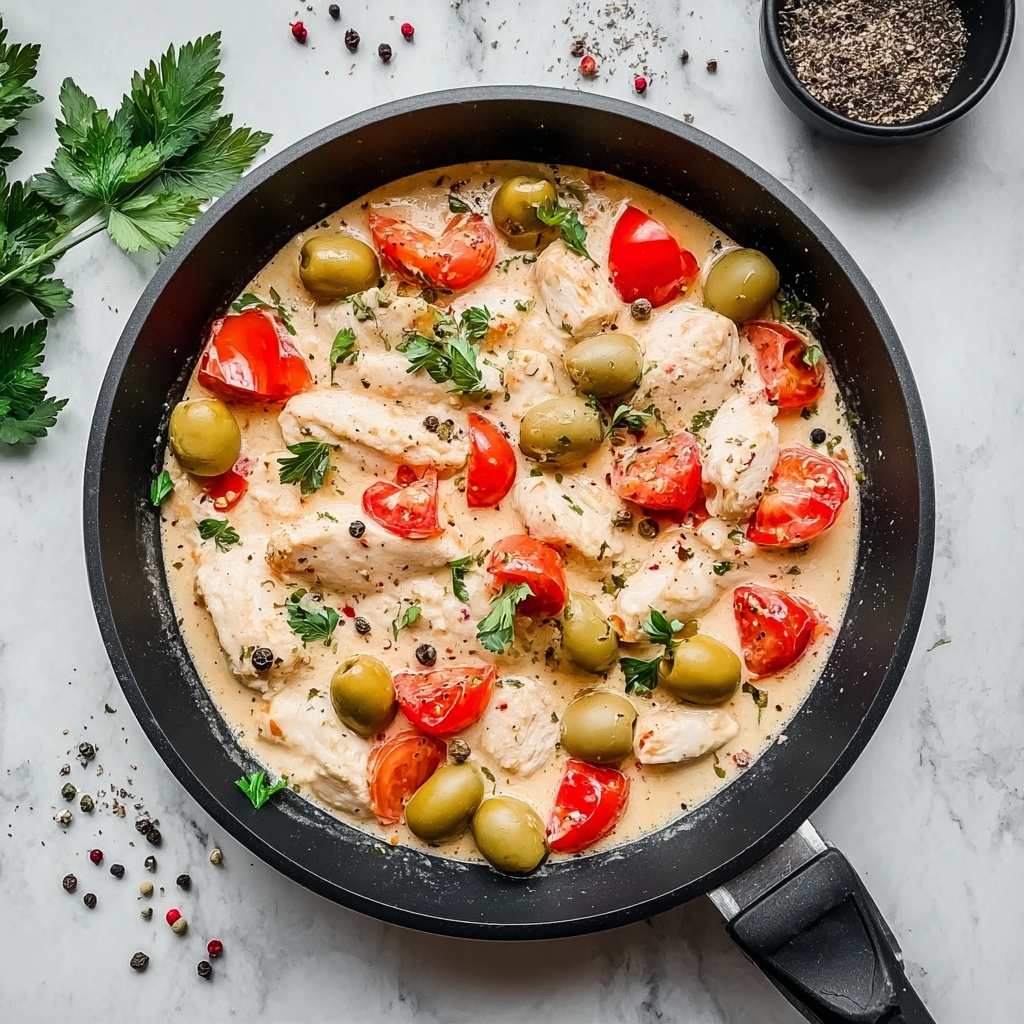 Creamy Pepperoncini Chicken Skillet Recipe - Recipe Image