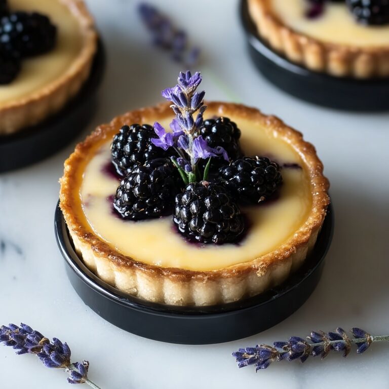 Mini Blackberry Lavender Cheesecakes Recipe