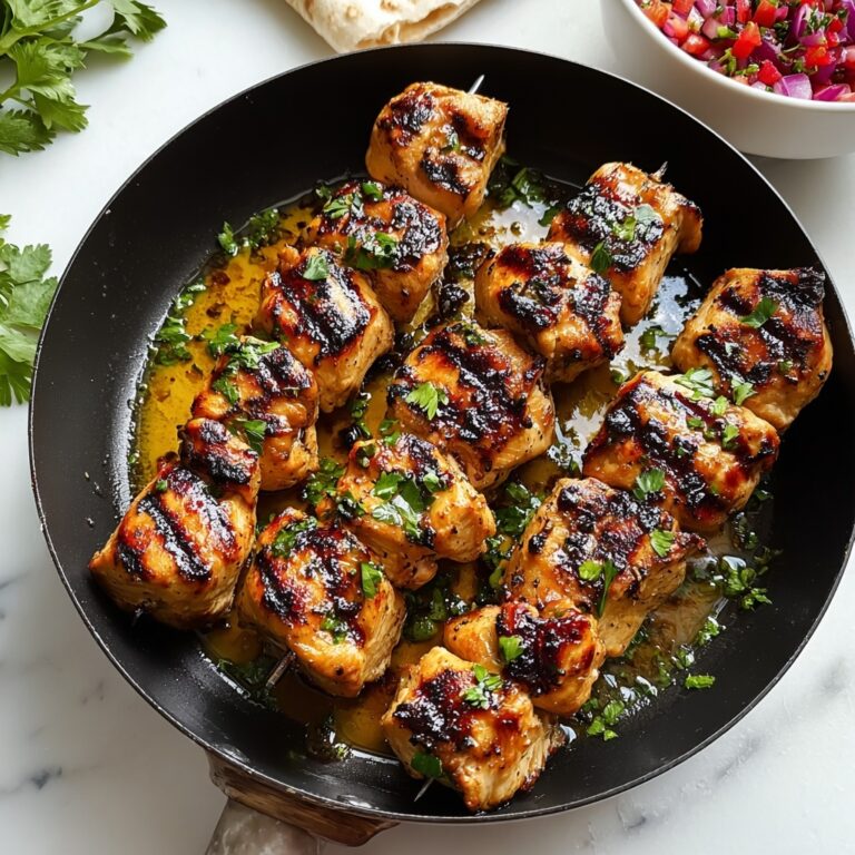 Honey Chipotle Grilled Chicken Skewers Recipe