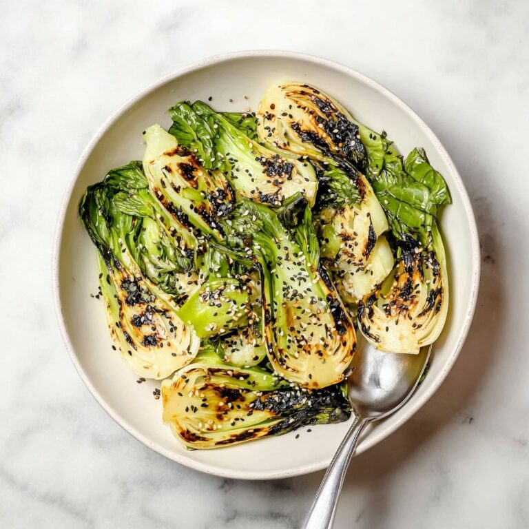 Grilled Baby Bok Choy with Sesame Soy Glaze Recipe
