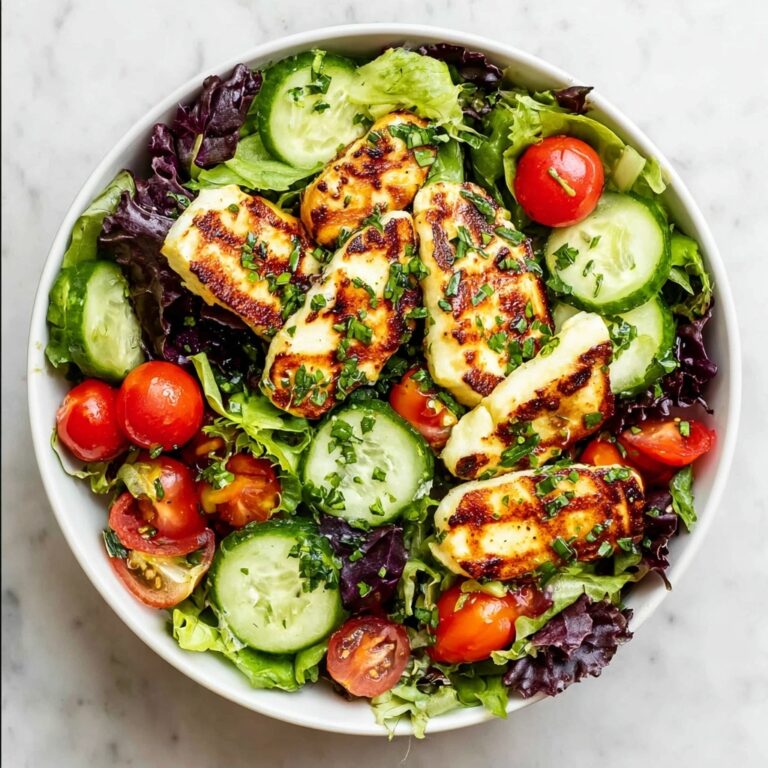 Grilled Halloumi Salad Recipe