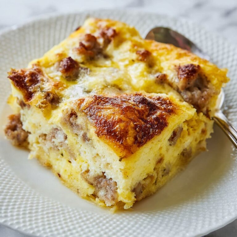 Sausage Gravy Casserole with Biscuits Recipe