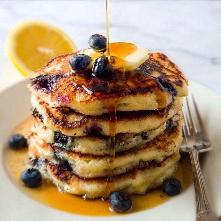 Lemon Blueberry Bisquick Pancakes Recipe