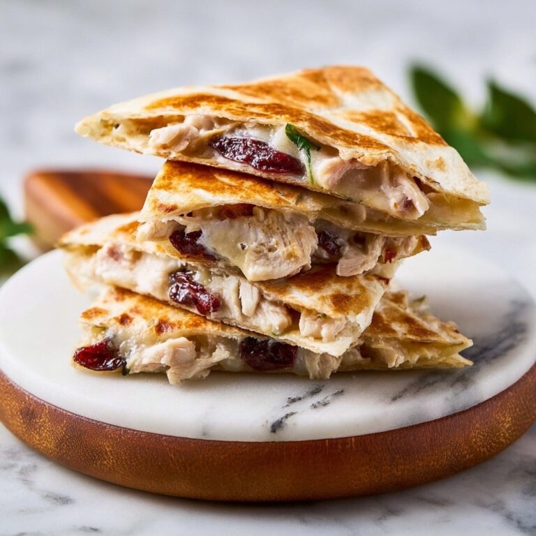 Turkey Cranberry Sage Quesadilla Recipe