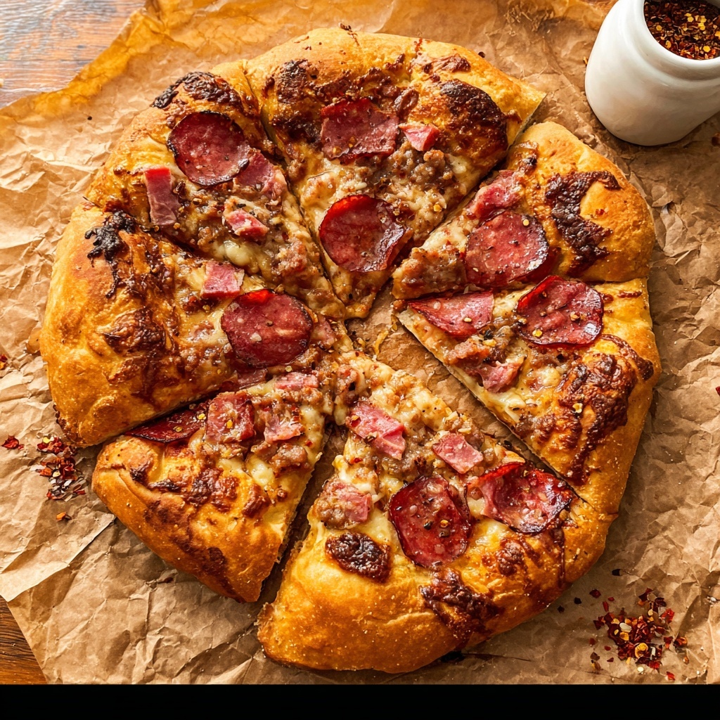 Meat Lovers Pizza Recipe - Recipe Image