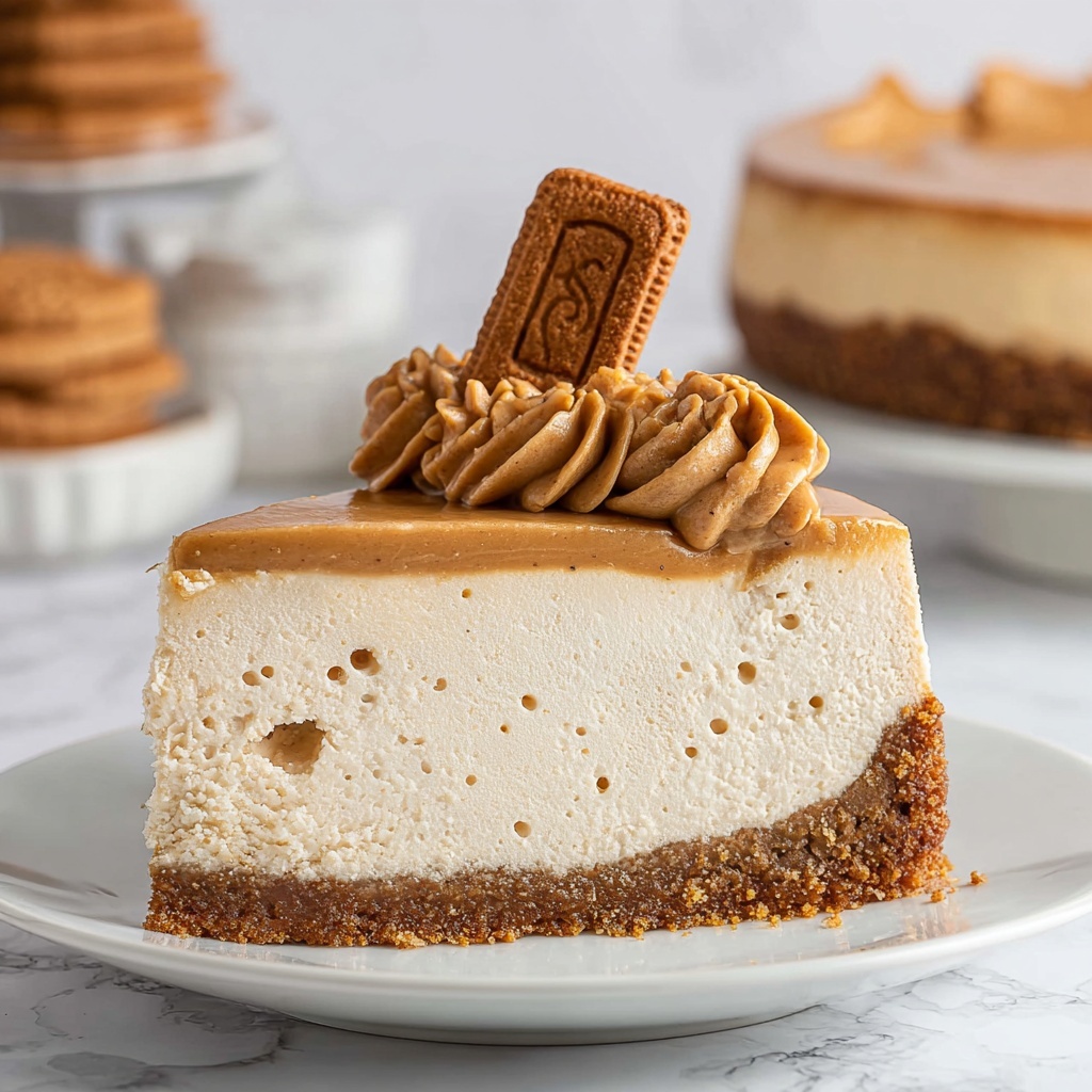 Decadent Biscoff Cheesecake Recipe - Recipe Image