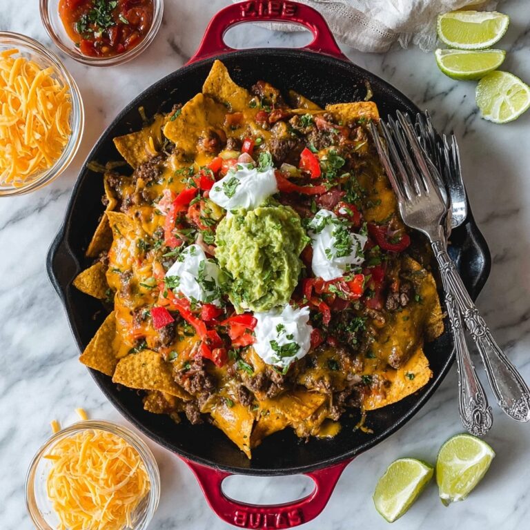 Skillet Steak Fajita Nachos Recipe