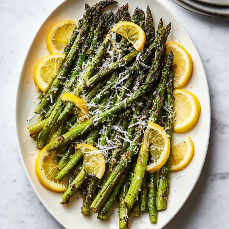 Air Fryer Asparagus with Parmesan and Lemon Recipe